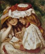 Jeunes Filles lisant Pierre Auguste Renoir